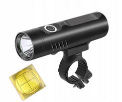 Priekinis dviračio žibintas CREE USB laikiklis 3200 lm