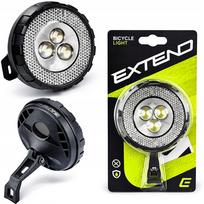Dviračio priekinis žibintas, 3 LED, 25 lm, tvirtinimas prie šakės