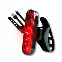 Dviračio galinė įkraunama USB LED lempa