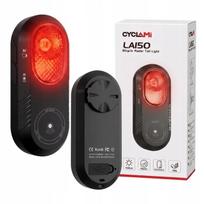 Dviračio galinis žibintas su radarų, Bluetooth ir Garmin suderinamumu
