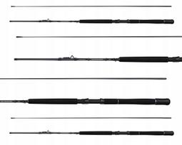 Teleskopinė trolling meškerė SAVAGE GEAR SALMONOID SG2, 244 cm, 12–20 lb