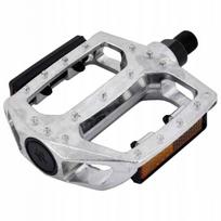 Dviračio pedalai FP-965 aliuminiai 1/2, sidabriniai, BMX