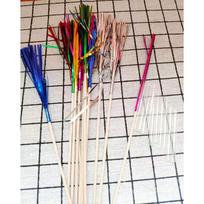 100Pcs Firework Cocktail Picks Cupcake Toppers Drink Appetizer Toothpicks New one size