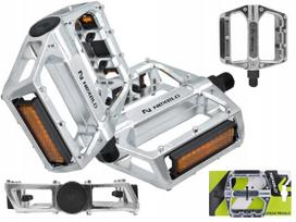 Dviračio platforminiai pedalai Nexelo sidabriniai L144214NEX