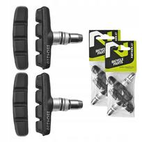 Dviračio stabdžių kaladėlės V-brake, 2 poros (4 vnt.), dviem ratams