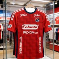 Futbolo marškinėliai Independiente De Medellín 2024 Namų komplektas 3D spausdintas Suaugusiems Vaikams Athleisure marškinėliai Vasaros Greitai džiūstantys Minkšti Lengvi S
