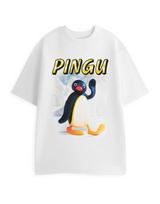 Pingu Short Sleeved TShirt  Unisex White  Official Merch M