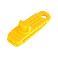 1Pc Color Tarp Clip Set Tent Snap Camping Awning Canopy Clamps Clip Tent Tighten For Outdoor Activity Camping Awning geltona