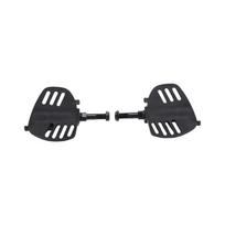 2pack Stable Fitness Bicycles Pedals with Regulable Strap Antiskid Bike Pedals for Stability in Homes Gym