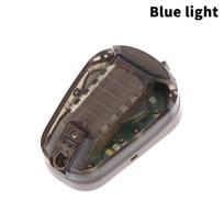 Durable Helmet Light With LED And IR Strobe Built For Outdoor Survival Situations Blue Light smėlinė