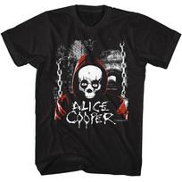 Alice Cooper Hooded Skull Chains Dundeon Men's T Shirt Shock Rock Merch M