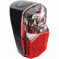 Galinis dviračio žibintas AXA Run Compact, ant galinio sparno, LED, su baterija