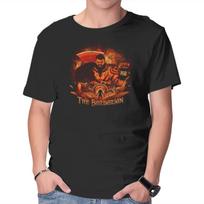 Unisex Crew Neck T-Shirt The Dungeon Barbarian Graphic Short Sleeve Casual Tee L