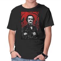 Unisex Crew Neck T-Shirt The Poet Graphic Short Sleeve Casual Tee XS