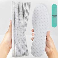 Summer Odor-Proof Disposable Wood Pulp Insoles | Sweat-Absorbing, Hygienic, Non-Slip Comfort for Barefoot Use & Wash-Free 35 dramblio kaulas