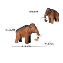 Jungle Animals Figures Mammoth Figurine Elephant Toy Action Figure Animal Figurines Plastic Animals Toy for Children Kids Gifts