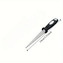 Diamond Knife Sharpener Stone Dual-SidedFlat ,Curved Edge Whetstone with Non-Slip Handle for Kitchen Hunting Pocket Tools Knife M