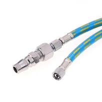 [C]1/8  BSP Adpter 180cm Nylon Braided Airbrush Air Hose Spray Pen Nylon Airbrush Air Hose Tube Fits Most Brand