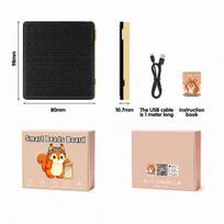 Smart LED Fuse Beads Board, App Pattern Guide Pegboard DIY Arts Crafts, Creative Pixel Toy Starter Birthday Gift Set