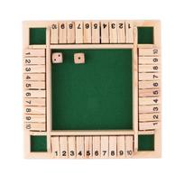 Medinis greitai judantis plytelių klasikinis stalo žaidimas 2-4 žmonėms Mahjong skaitmeninis namų šeimos vakarėlio žaidimas kelioninė versija