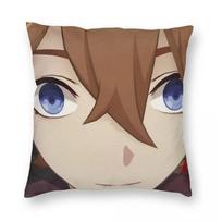 Childe Genshin Impact Cute And Funny Printed Pillow Cover For Daily Home Decor Sofa Chair Car Decor Pillowcase Peach skin 18*18(CM)-1Pcs