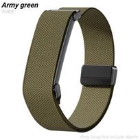 Sportinis nailoninis pintas laikrodžio dirželis Google Fitbit Air Loop apyrankei Kvėpuojanti juosta Riešo apyrankė Fitbit Air fitneso sekikliui Magnetinė juosta For Google Fitbit Air žalia