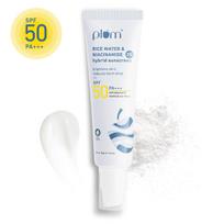 Slyvų 2% Niacinamido Kremas nuo saulės SPF 50 PA+++ Su ryžių vandeniu | UVA/ UVB Apsauga | Dermatologiškai Patikrintas |50 g