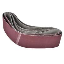 6 vnt. 915x100mm abrazyviniai šlifavimo diržai juostiniam šlifuokliui, grūdėtumas 6080100120150180 balta