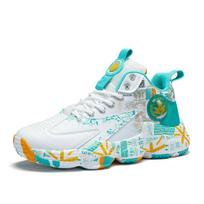 New basketball shoes, men's tide is lighter than teenage student sports running shoes, and cement floor sneakers 35
