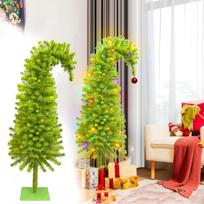 90cm Imituotas Didelio Tankio Medis Šventinė Dekoracija Kreivas Medis One Size žalia
