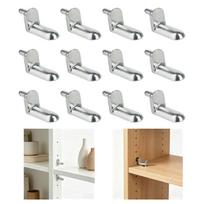12 vnt. Atsarginiai varžtai Lentynos atraminiai kaiščiai Suderinami su IKEA=113301 (BESTA, BRIMNES-Vienetai) Cinko Lydinio Liejiniai Knygų Lentynos Kaiščiai China Mainland