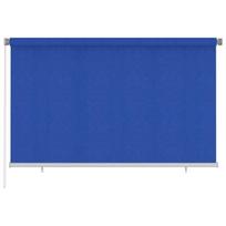vidaXL Lauko roletas, mėlynos spalvos, 240x140cm, HDPE