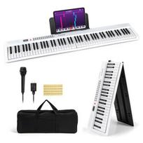 Costway 88 klavišų pianino klaviatūra ,balta
