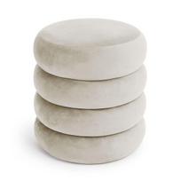 Pufas Akord Snuggo, baltas