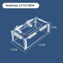 Hanging Acrylic Fish Tank Feeder Anti Drifting Aquarium Feed Feeder Fixed-point Fish Food Feeder Aquatic Aquarium Accessories A1