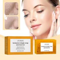 Lemon Turmeric Soap Brightening Face And Body Bar Gentle Cleanser Glowing Moisturizing Non Irritating For Sensitive Skin one size