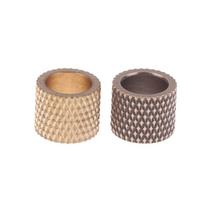 Brass Cylinder Beads Knurling Design 2Pcs Paracord DIY Lanyard Accessories For Camping Hiking Gear 03