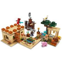 700 vnt. Priešų antpuolis kaimo statybos rinkinys Minecraft Mano pasaulio serija