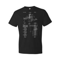 Tower Crane Shirt Foreman Gift Industrial Apparel Architect Gift Crane Blueprint L