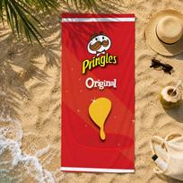 Snack P-Pringles Towel Ultra-Fine Fiber Quick Drying Absorbent Towel, Beach Swimming Vacation Beach Towel 35X60cm