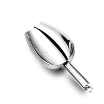 Stainless Steel Ice Shovel Multifunctional Ice Flour Sugar Scoop with Ounce Ice Scooper for Ice Maker Bar Kitchen Tool