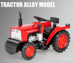 1/32 modeliavimo traktoriaus žaislai automobilio modelis lydinio metalinis korpusas žemės ūkio transporto priemonė atitraukiamas garsas šviesa funkcija žaislinis automobilis berniukui dovana blue