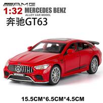 1:32 Mercedes Benz AMG GT63 Vokiškas AMG sportinis sedanas Lydinio automobilio modelis Diecasts & Transporto priemonės Automobilio modelis Miniatiūrinis mastelio modelis Automobilis Draugui juoda
