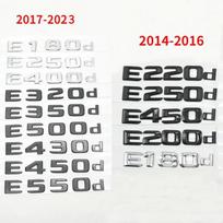 2014-2026 3D For Mercedes-Benz E-Class W210 W211 E200d E220d E250d E180d E320d E350d E400d E500d Trunk Emblem Logo Badge Sticker E180d