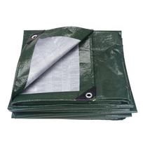 Waterproof Polyester Tarp with Grommets Multipurpose Sunshade Cover for Camping Picnic Tent Gardens Patios Outdoor Furniture 3Mx2M žalia