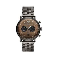 Emporio Armani laikrodis AR11141 rudas plienas gray