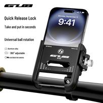 GUB P33 Aluminum Universal Rotating Phone Holder for Bike and Scooter Navigation No gray