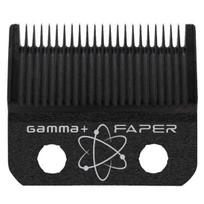 Gamma Piu fiksuotas peilis Faper Blade Black Diamond Alpha skustuvai, juodi