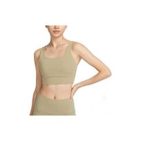 Nike Breathable Quick-Dry Sports Bra Women Underwear Khaki DO6620-276 S beige