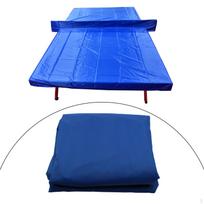 Ping Pong Table Cover,Table Tennis Cover Folding Rainproof Dust Guard Billiard Pool Protective blue